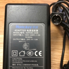 Chuyển nguồn Adapter Huntkey ADP036-242B 24V 1.8A dây nguồn DC 3 Pin 10mm Mini Din For Máy Thanh Toán Thẻ PAX P70-S / P78 / S78 POS