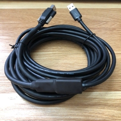 Cáp Camera ASIC400E-P E301195 AWM STYLE 2725 80°C 30V VW-1 SUPER HIGH SPEED USB REVISION 3.0 PAK HENG cable USB 3.0 Type A to Type B Screw Locking Dài 5M