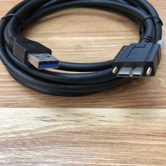 Cáp Camera USB3C-A-CS-3M USB Revision 3.0 đai vít Cable USB 3.0 Type A to Type Micro B dài 3M for BASLER scA2500-14gc a2A1920-160um acA2000-165um acA3800-14uc