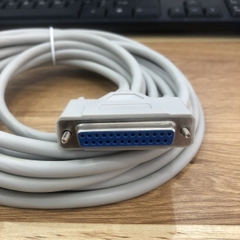 Cáp ILDA Đèn Chiếu Laser, Cáp X-Laser ILDA Laser D-Sub DB25 Chân LPT Parallel 1284 2 Hàng Âm Dương Chuẩn Song Song Length 5M