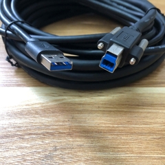 Cáp Camera ASIC400E-P E301195 AWM STYLE 2725 80°C 30V VW-1 SUPER HIGH SPEED USB REVISION 3.0 PAK HENG cable USB 3.0 Type A to Type B Screw Locking Dài 5M