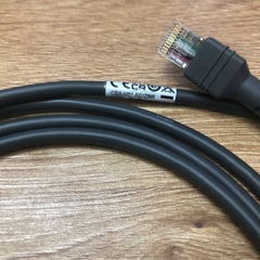 Cáp Máy quét mã vạch Zebra CBA-U21-S07ZBR Code Barcode Scanner Cable USB Type A to RJ45 10 Pin dài 2M for Zebra DS3608-DP DS9208 DS4308 LI4278 LS9203 DS4308 DS4608 DS2208