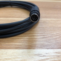 Cáp Điều Khiển PLC MITSUBISHI FX3G-60M Với HMI MONITOUCH V808CD Cable RS-422 DB9 Male to Mini Din 8 Pin Male For CNC ROUTER MACHINE TAI CHAN TPS-8CS Length 1.8M