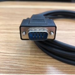 Cáp Điều Khiển PLC MITSUBISHI FX3G-60M Với HMI MONITOUCH V808CD Cable RS-422 DB9 Male to Mini Din 8 Pin Male For CNC ROUTER MACHINE TAI CHAN TPS-8CS Length 1.8M