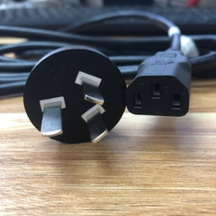 Dây nguồn GB2099 PD-012 PD-032 A001342 Australia & China AU 3 chân chéo sang IEC C13 10A 250V 3X1.0mm dài 3M for máy tính xách tay, máy tính PC, máy In, Máy công nghiệp