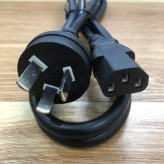 Dây nguồn GB2099 Chuẩn Úc AU 3 chân chéo sang IEC C13 10A 250V 3X1.0mm dài 1.8M for máy tính xách tay, máy tính PC, máy In, Máy công nghiệp