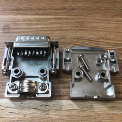 Đầu nối cáp DDK 17J-15 Jack Metal Connector DB15 Male 2 Rows 15 Pin Serial Port Socket D-Sub Connector For Servo Encoder, Medical Máy X-quang