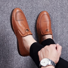 Giầy lười nam da bò