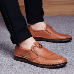 Giầy lười nam da bò