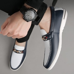 Giầy lười nam da bò