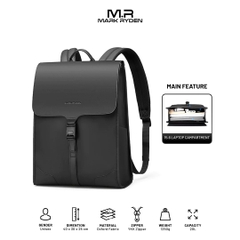 Balo Laptop Thời Trang Cao Cấp Mark Ryden Muke MR 1611 (YKK Zipper, Chống Thấm)