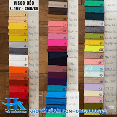 Vải thun Visco dẻo 4 chiều
