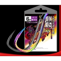Lưỡi Câu Cá Titan Vảy Rồng 7 Màu Có Ngạnh