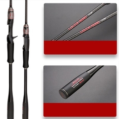 Cần câu lure máy ngang và máy đứng carbon Hi Power đầu bu chống xoắn CM22