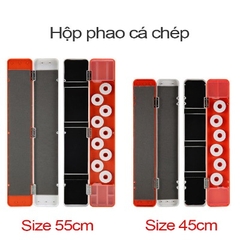 Hộp đựng phao câu đài họa tiết hình cá chép, hộp đựng phao, trục, thẻo phụ kiện câu cá siêu bền