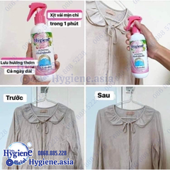 Nước xịt thơm chống nhăn quần áo Hygiene Thái Lan 220ml hương nước hoa