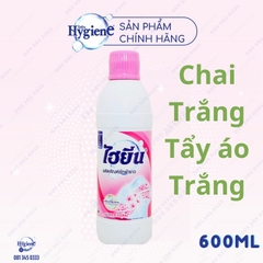 Tẩy quần áo Hygiene Thái Lan chai lớn 500-600ml siêu sạch, không mùi, không hại quần áo