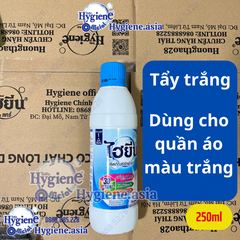 Thuốc tẩy mốc quần áo trắng/màu Hygiene Thái Lan 250ml Siêu Sạch Không Gây Mùi Tẩy
