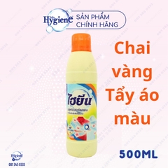 Tẩy quần áo Hygiene Thái Lan chai lớn 500-600ml siêu sạch, không mùi, không hại quần áo