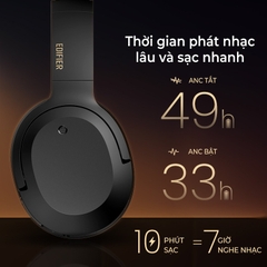 Tai Nghe Bluetooth Headphone Edifier W820NB PLUS thoáng khí thoải mái