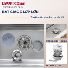 Chậu rửa bát Paul Schmitt PAM7647-UE