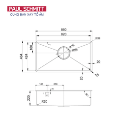 Chậu rửa bát Paul Schmitt PA8646-U