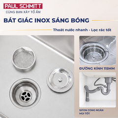Chậu rửa bát Paul Schmitt PAM7644-UE