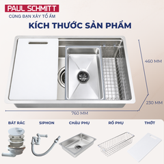 Chậu rửa bát Paul Schmitt PAM7647-UM
