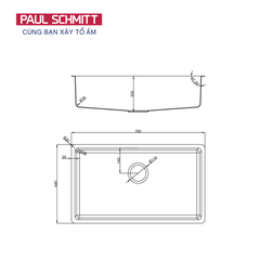 Chậu rửa bát Paul Schmitt PAM7644-UE
