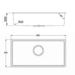 Chậu rửa bát Paul Schmitt PA8646-U