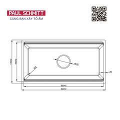 Chậu rửa bát Paul Schmitt PAM8645-UDDE