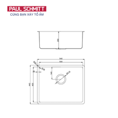 Chậu rửa bát Paul Schmitt PAM5444-UE