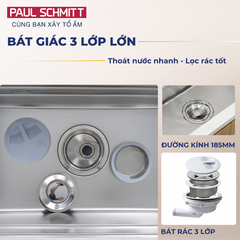 Chậu rửa bát Paul Schmitt PAM7647-UM