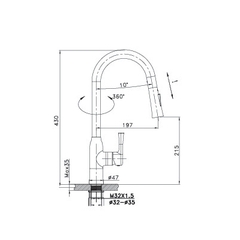 Vòi rửa bát Paul Schmitt PA302K