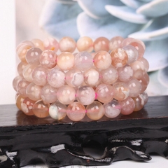 Vòng Tay Đá Mã Não Đào Hoa