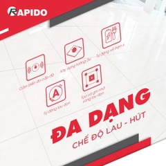 Robot hút bụi lau nhà Rapido R7S