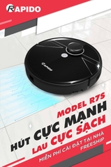 Robot hút bụi lau nhà Rapido R7S