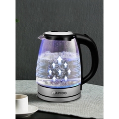 Ấm siêu tốc thủy tinh Rapido RK1818