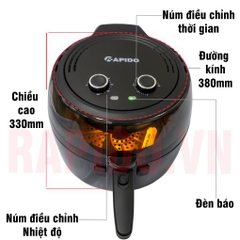 Nồi chiên không dầu Rapido RAF-6.5M2