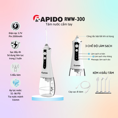 Tăm nước Rapido RW (W/B) – 300