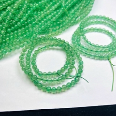 Vòng Tay Đá Thạch Anh Dâu Tây Xanh