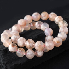 Vòng Tay Đá Mã Não Đào Hoa