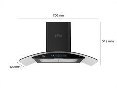 Máy hút mùi Ferroli HC-700DSS
