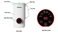 Máy làm sữa hạt mini Rapido RHB-500D