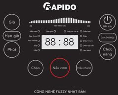 Nồi cơm điện tử Rapido RC-1.8D