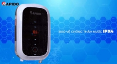 Máy Nước Nóng Trực Tiếp Rapido Stern RIG - DP 4.5 (4500w, bơm tăng áp, hiển thị nhiệt độ)