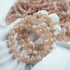 Vòng Tay Đá Mã Não Đào Hoa