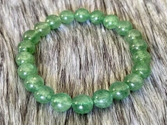 Vòng Tay Đá Thạch Anh Dâu Tây Xanh