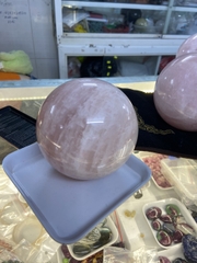 Quả Cầu Đá Thạch Anh Hồng