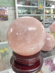 Quả Cầu Đá Thạch Anh Hồng